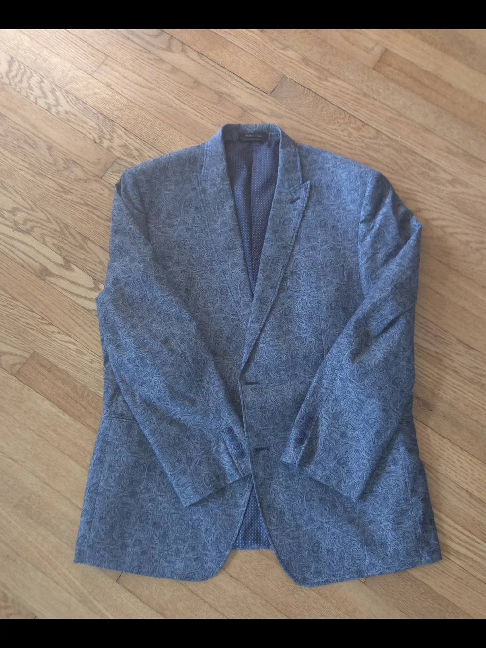 Van Heusen Blue Paisley Sport Coat